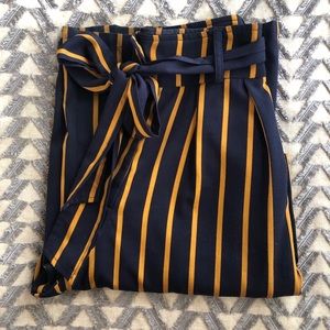 WINDSOR STRIPPED WIDE LEG PANT